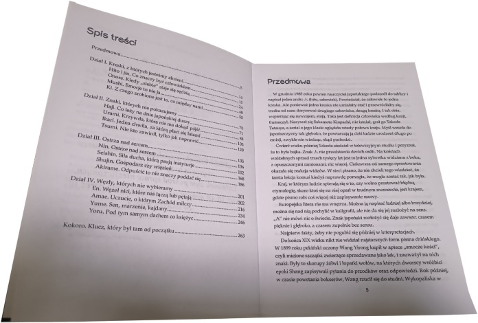 Człowiek w znakach kanji (wersja papierowa) - V Tom esejów z ukiyo-japan.pl autorstwa Michała Sobieraja - spis treści